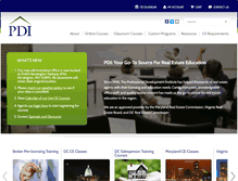 Tablet Screenshot of pditraining.net